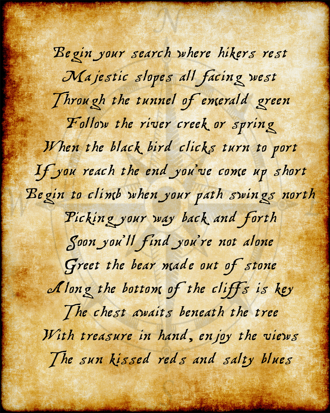 2021 Poem Treasure Hunt poem