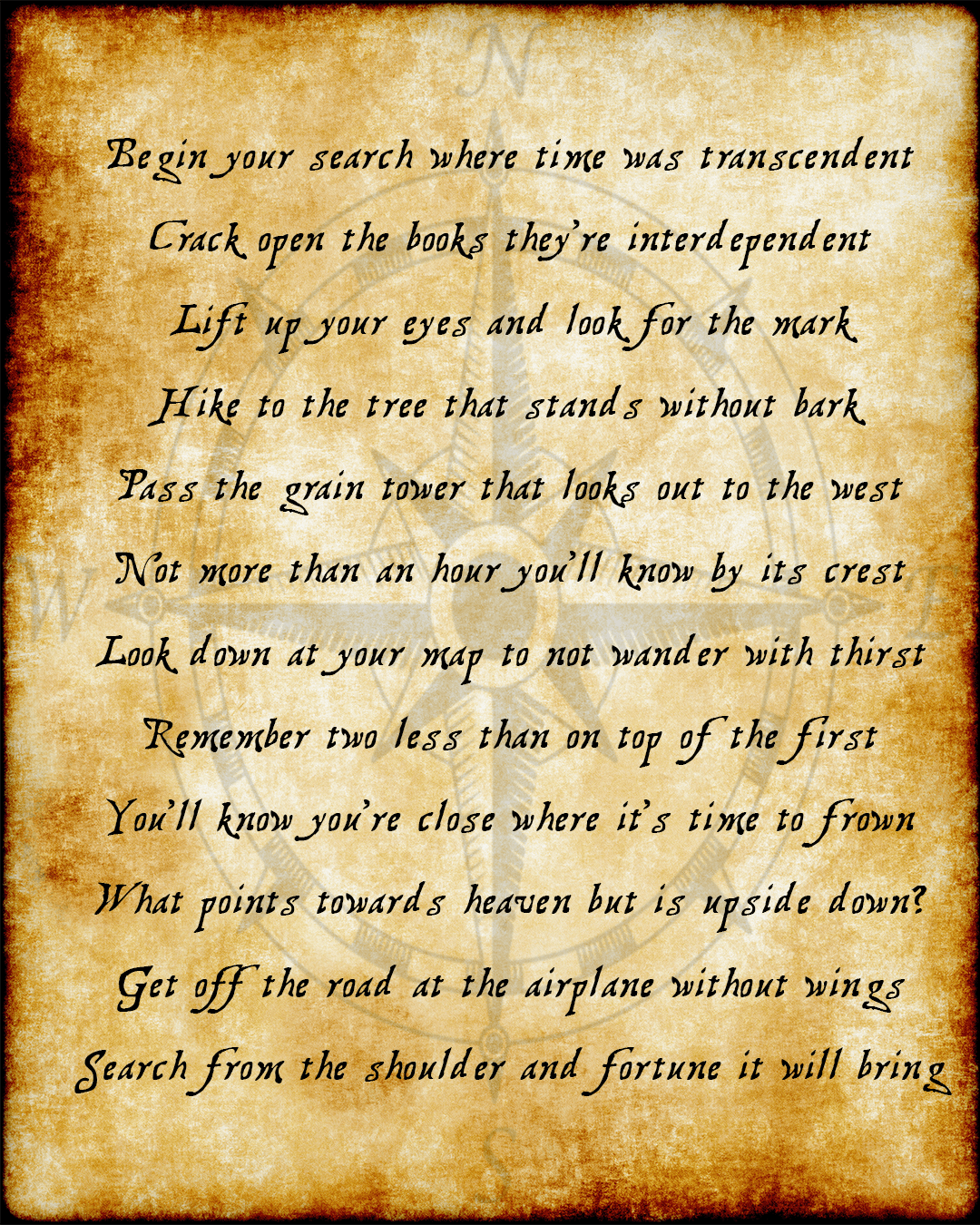 2023 Poem Treasure Hunt poem
