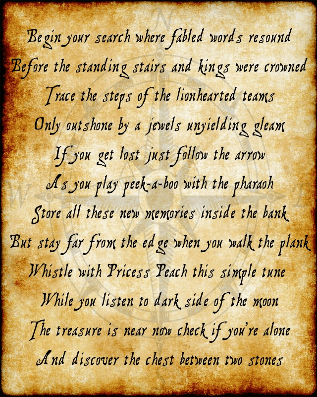 2025 Poem Treasure Hunt poem