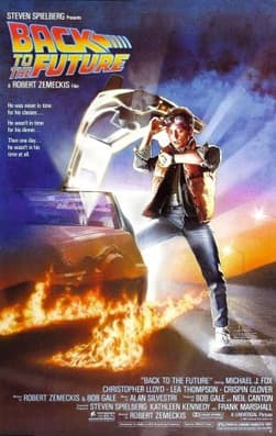 Back to the Future movie is only relevant for one line of the poem.