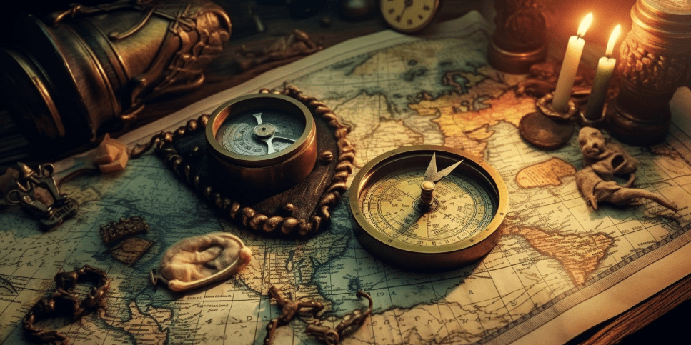 In line 7 when it says to look down at your map to not wander with thirst, this line is stating if you haven't solved the poem up to this point, you are going to wander aimlessly because everything before this rhyme could be figured out without leaving your home.