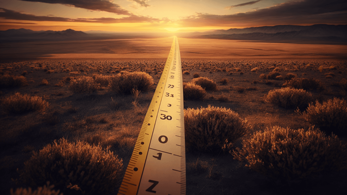 There have been a lot of questions regarding measuring the distance you need on the trail in meters. The reason we used the metric system is because once you measure more than 500 feet, it switches to .1 mile and you need a more exact unit of measurement than tenth miles. So the distance you need is more than 500 feet and less than 1000 meters.