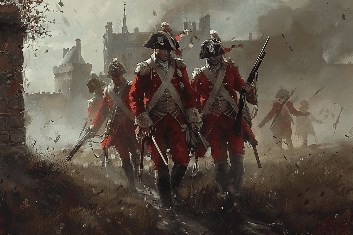 American colonists called British soldiers "lobsterbacks" during the American Revolution because of their bright red military uniforms.