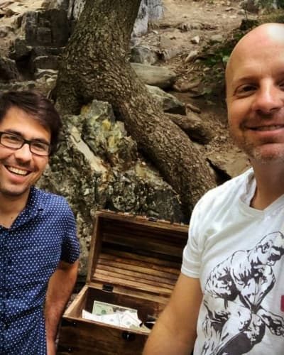 Dave and John, founders of Utah Treasure Hunts